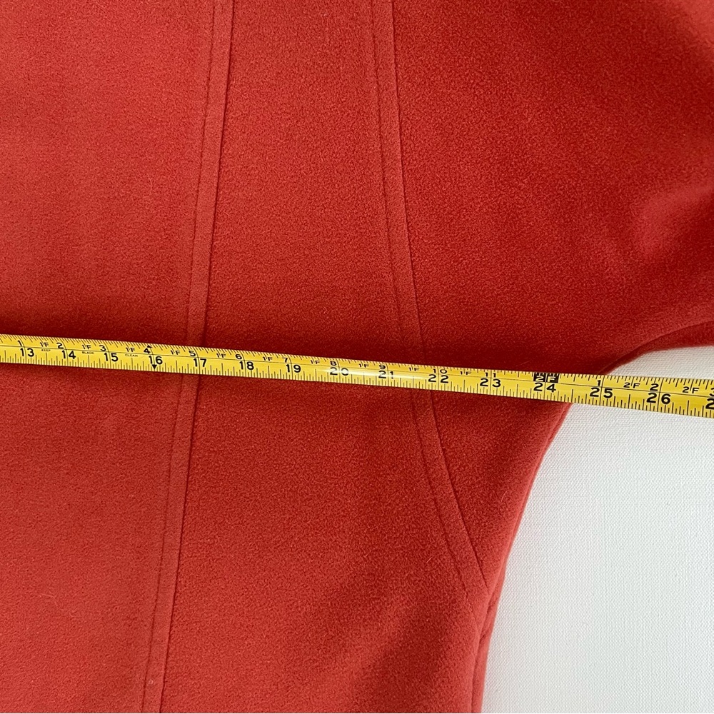 Maldone Chic Women's Wool Vintage Blend Coral Coat - 12 - Picture 10 of 11